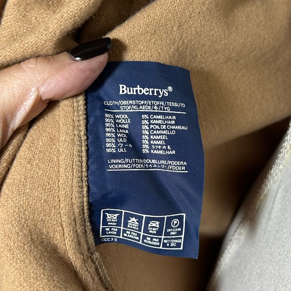 Burberry Vintage Hidden Buttons w/ Nova Check and Wool Lining Trench Coat - Picture 8 of 12